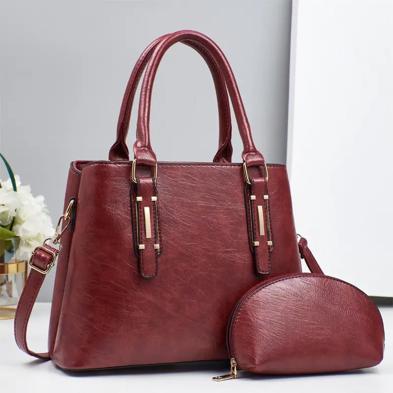 Women's Bags Casual Pu Leather Messenger Bag Large Capacity Handbags for Women Shoulder Bags Office Lady Work Shopping Tote Bag