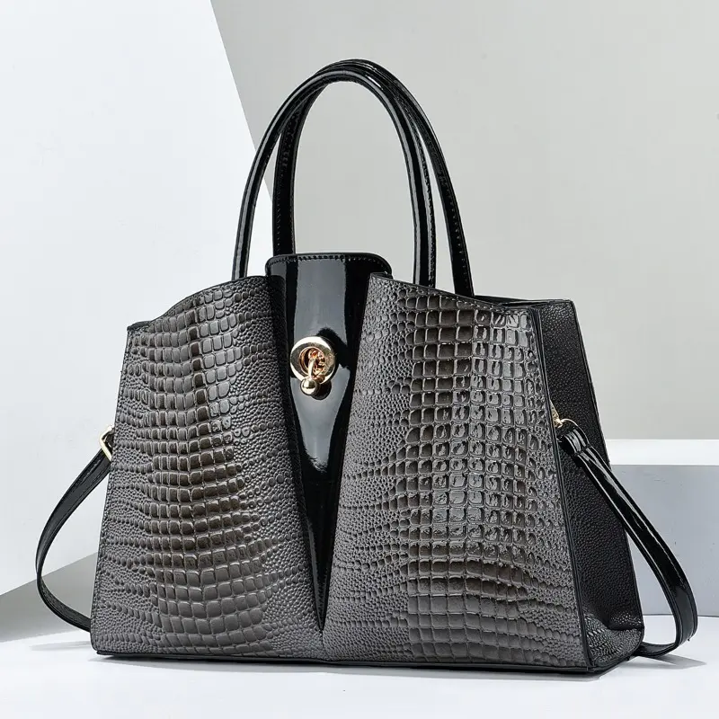 Fashion New Style Luxury Women's Handbag High Quality Female Crossbody Tote Bags Bright Leather Women's Casual Shoulder Bags