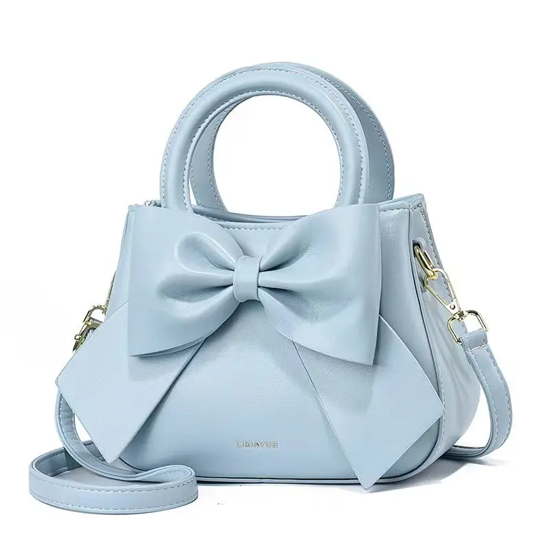 Summer Fashion Big Bow Women'S Handbag New Fashion Shoulder Bag Luxury Brand Women'S Crossbody Bag Commuting Small Square Bag