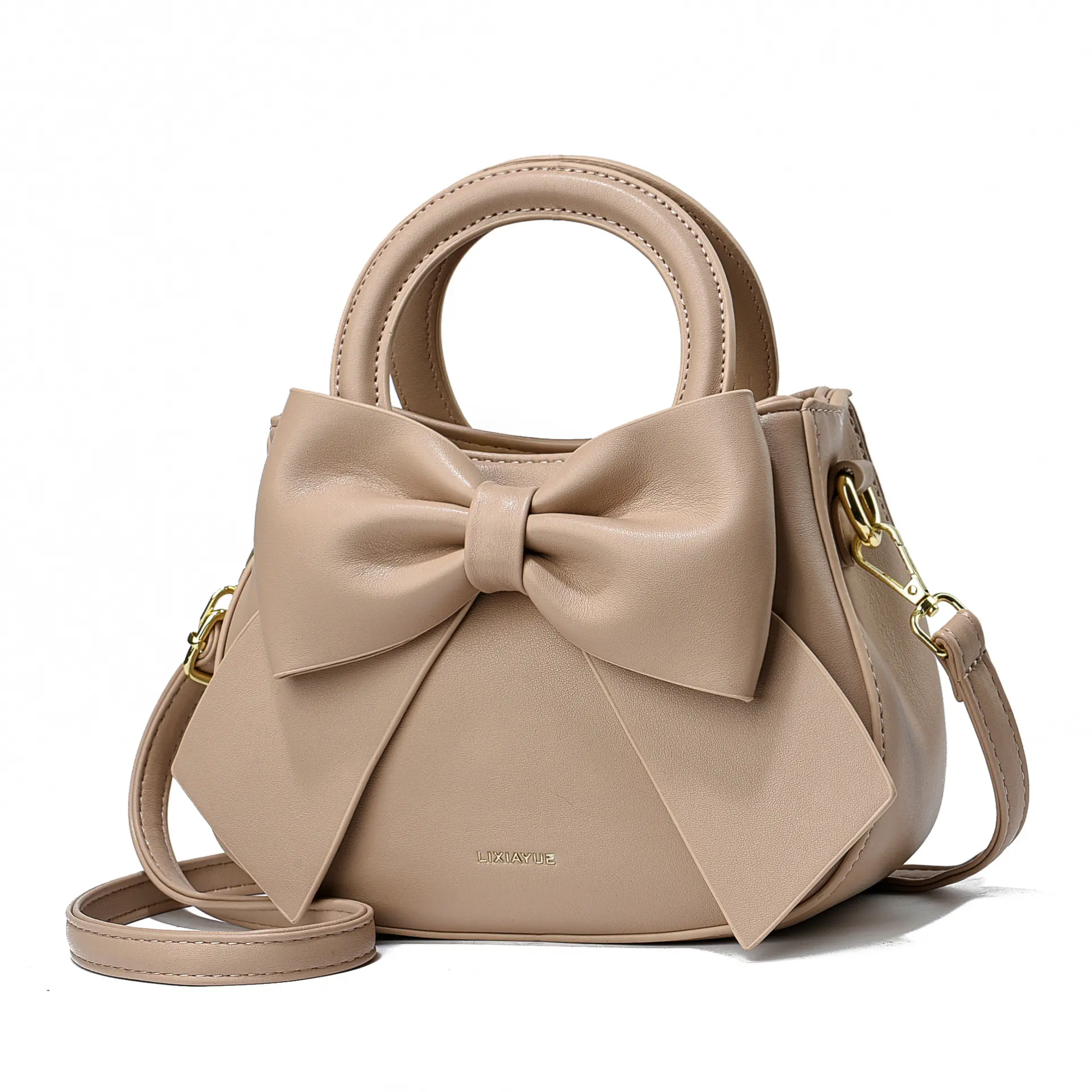 Summer Fashion Big Bow Women'S Handbag New Fashion Shoulder Bag Luxury Brand Women'S Crossbody Bag Commuting Small Square Bag