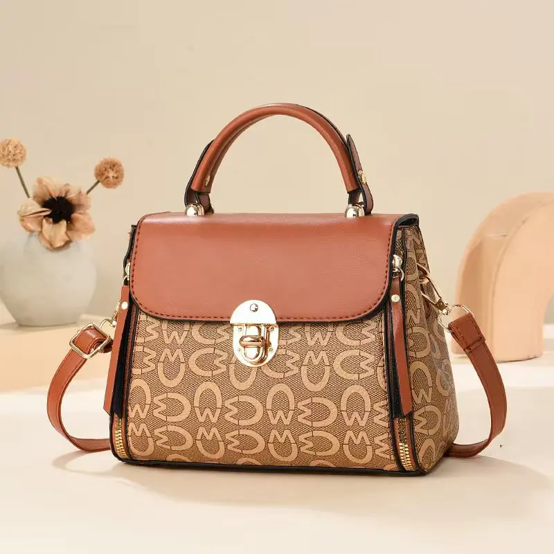 High Quality Elegant Women's Bag Design Ladies Crossbody Shoulder Bags Vintage Pu Leather Luxury Purses and Handbags 2025