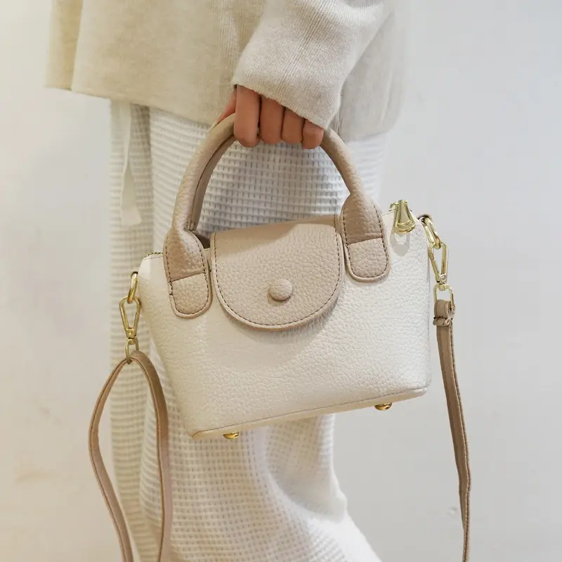 Luxury Leather Women's Handbags Lady Shell Bag 2024 New Small Female Shoulder Messenger Bags  Bolsas De Mujer Mini Bag