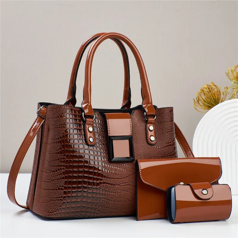 High Quality 3Piece Set Messenger Bags Women Luxury Handbag Large Capacity Female Shoulder Crossbody Sac Tote Bag Bolso Mujer