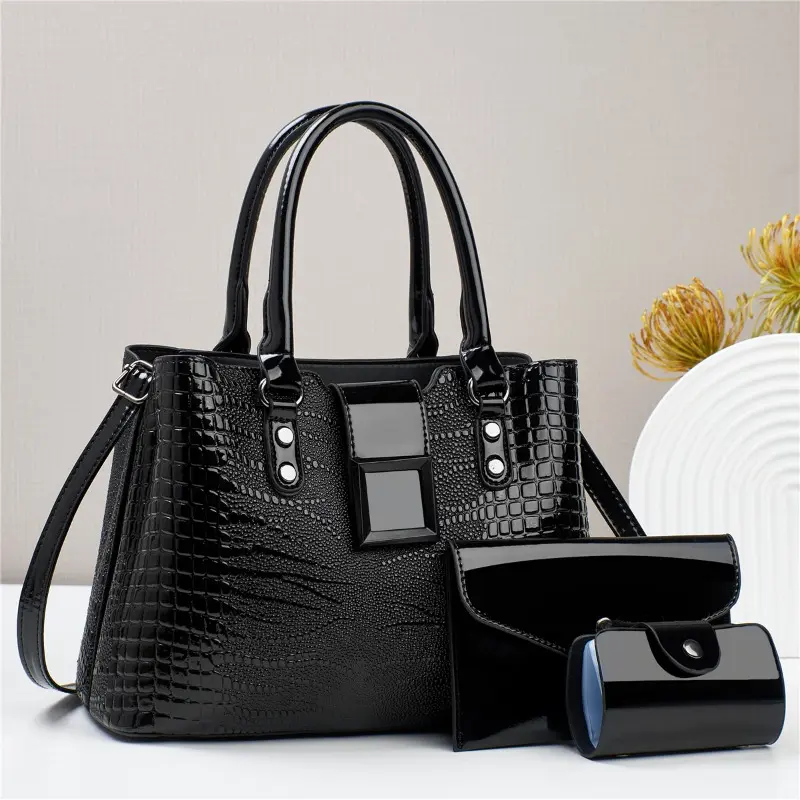 High Quality 3Piece Set Messenger Bags Women Luxury Handbag Large Capacity Female Shoulder Crossbody Sac Tote Bag Bolso Mujer