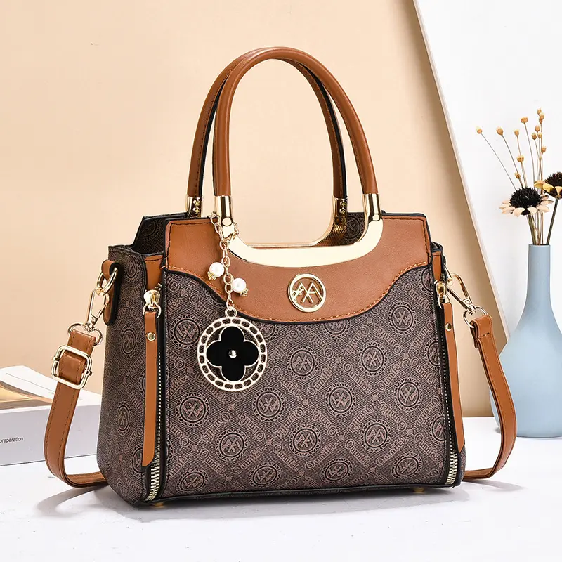 High Quality Soft Print Leather Handbag Luxury Purses Female Bag Designer Exquisite Ladies Shoulder Crossbody Bag Female Handbag