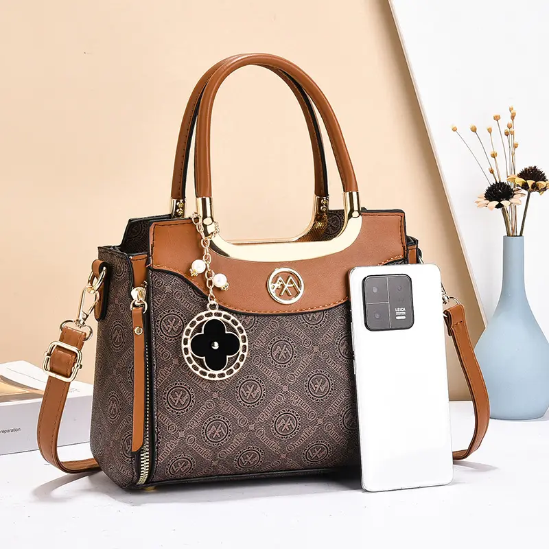 High Quality Soft Print Leather Handbag Luxury Purses Female Bag Designer Exquisite Ladies Shoulder Crossbody Bag Female Handbag