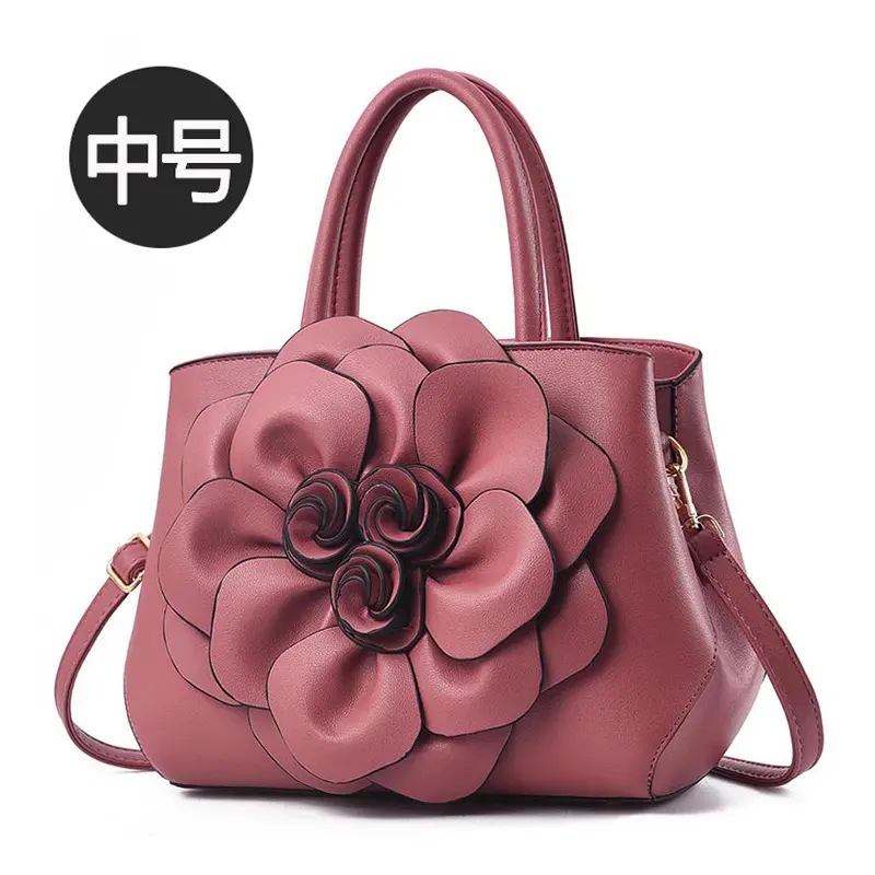 Luxury Brand Designer Women's Handbag Fashionable Flower Shoulder Bag Large Capacity Classic Crossbody Bag Commuting Tote Bag