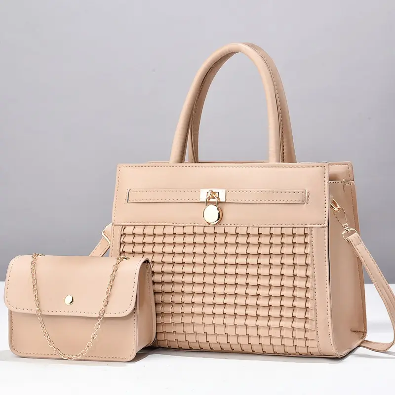 Vintage Pu Leather Big Casual Tote Women Bags High Quality Women's Handbags 3Piece Set Ladies Shoulder Crossbody Bag Sac
