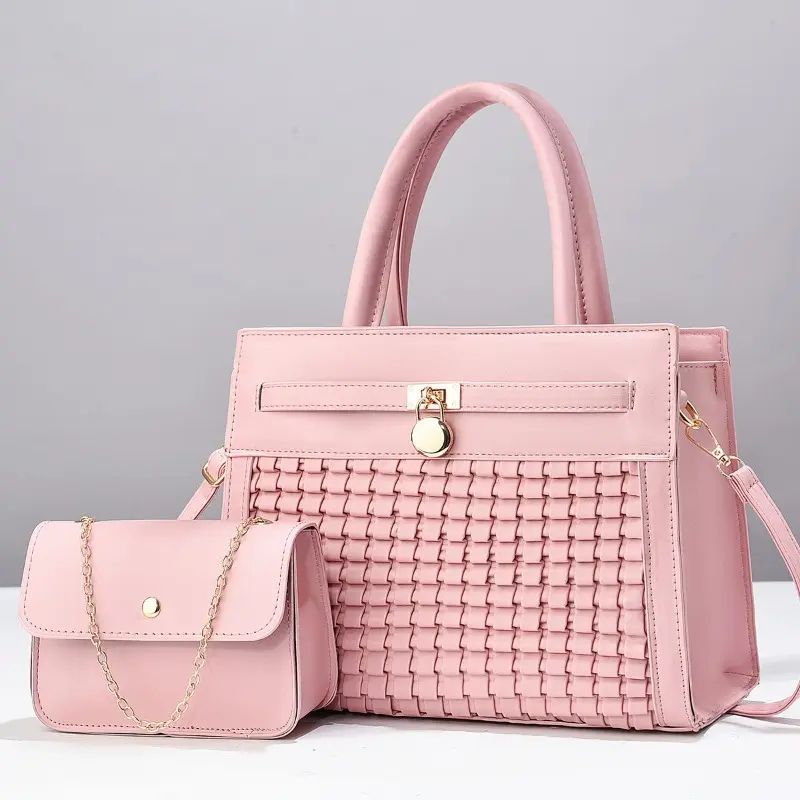 Vintage Pu Leather Big Casual Tote Women Bags High Quality Women's Handbags 3Piece Set Ladies Shoulder Crossbody Bag Sac