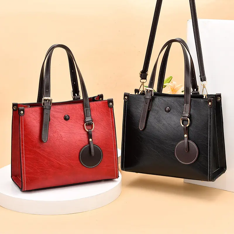 2024 New Fashion Women's Bag Luxury Handbag European and American Shoulder Tote Bag High Quality Leather Ladies Crossbody Bags