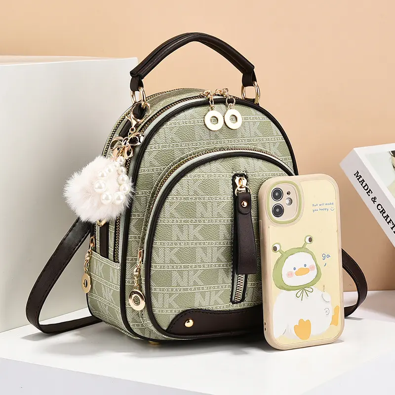 Fashionable New Women's Backpack Handbag Urban Minimalist Single Shoulder Crossbody Bag Classic Versatile Small Square Bag women