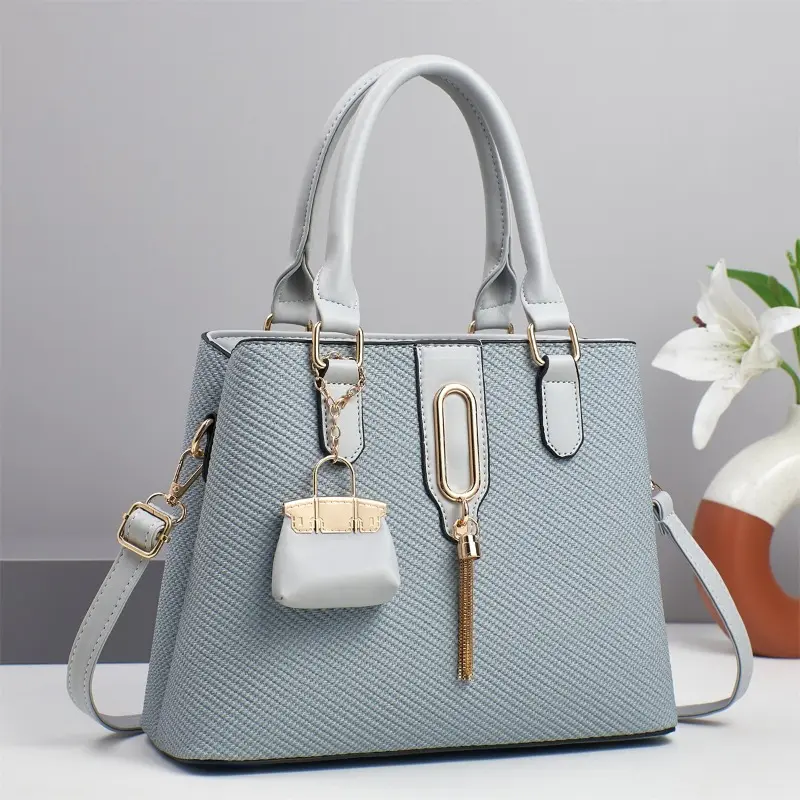 Classic Tassel Women'S Handbag Large Capacity Casual Shoulder Bag Luxury Brand Designer Crossbody Bag Commuting Tote Bag+Wallet