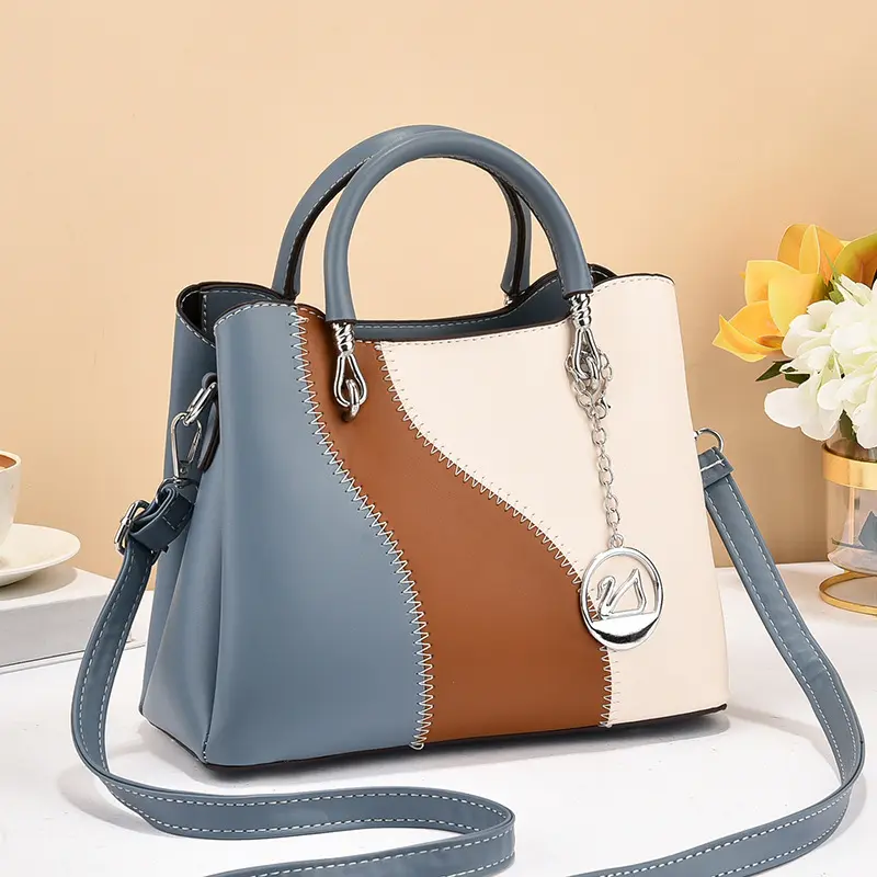 Fashion Hit Color Female Shoulder Bags for Women PU Leather Crossbody Messenger Bags 2025 New Square Women's Handbag Bolsos