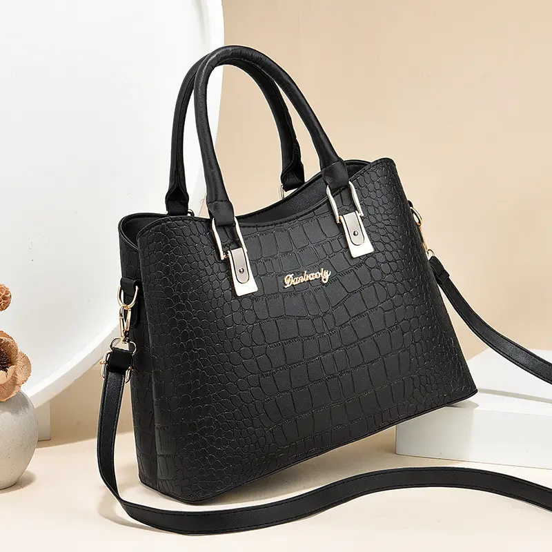 Embossed Leather Women Handbags Tote Bags Adjustable Strap Top Handle Bag Women's Shoulder Crossbody Bags Work Travel Gift Bags