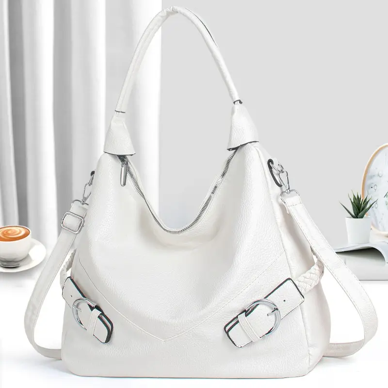 High Quality Soft Leather Trend Big Shoulder Crossbody Bags for Women Luxury Brand Designer Ladies Handbags Casual Tote Bags