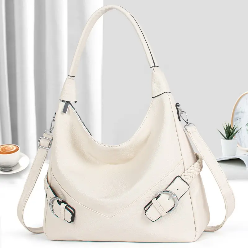 High Quality Soft Leather Trend Big Shoulder Crossbody Bags for Women Luxury Brand Designer Ladies Handbags Casual Tote Bags