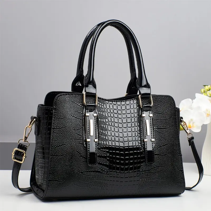 Pu Leather Women's Handbags Casual Zipper Purse Ladies Shoulder Bag Womens Soft Leather Crossbody Bags Luxury Brand Lady Bag