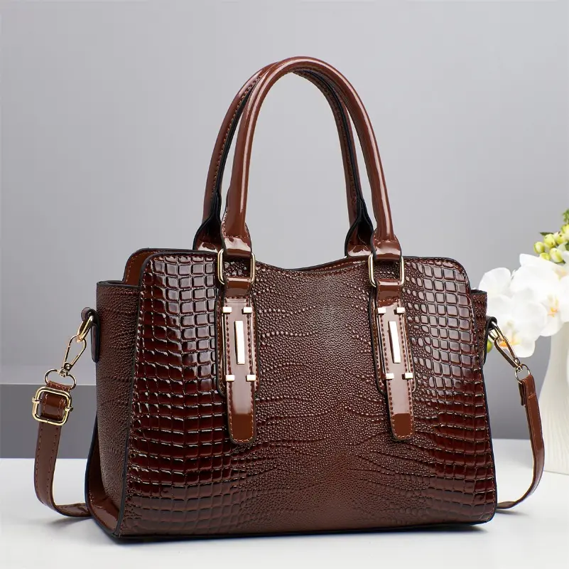 Pu Leather Women's Handbags Casual Zipper Purse Ladies Shoulder Bag Womens Soft Leather Crossbody Bags Luxury Brand Lady Bag