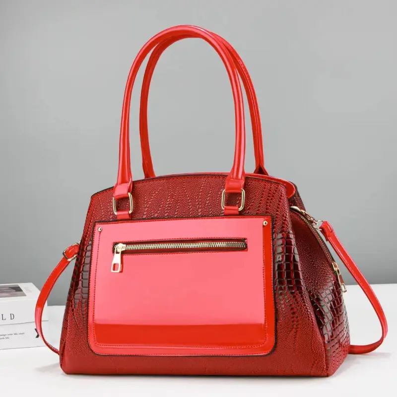 High Quality Ladies Shoulder Messenger Bags Many Pockets Soft Leather Purses and Handbags Designer Crossbody Bags for Women