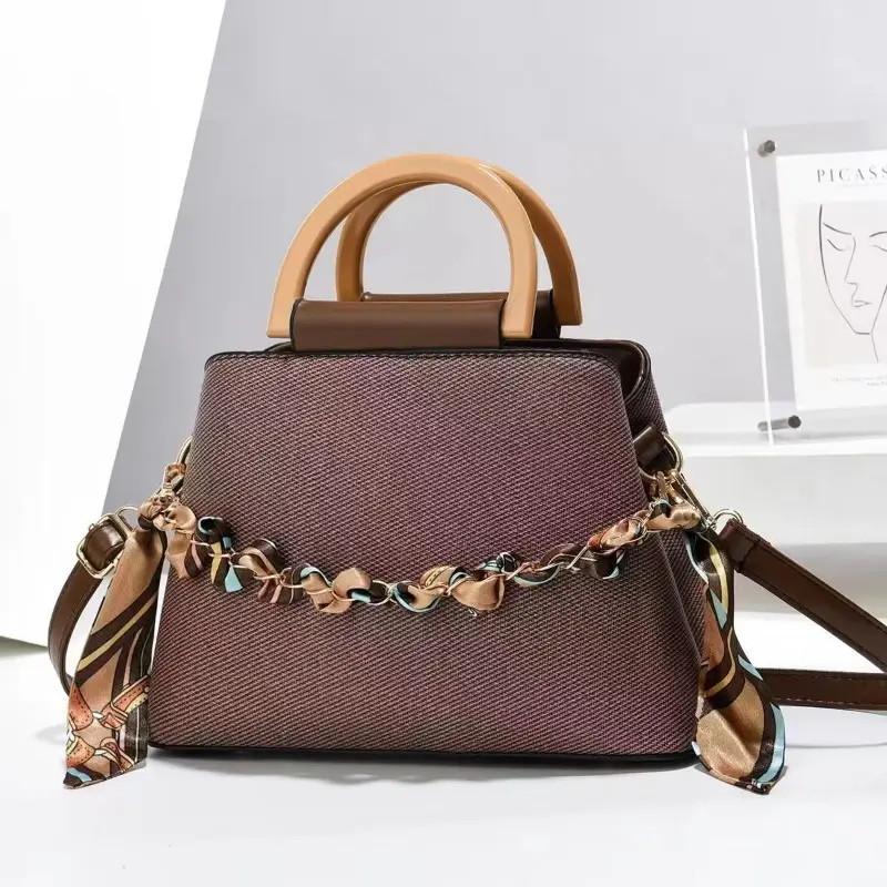 Fashion Women Handbag Luxury Brand Pu Leather Tote Bags for Women Shoulder Bags 2025 Lady Designer Chain Handbag Messenger Bags