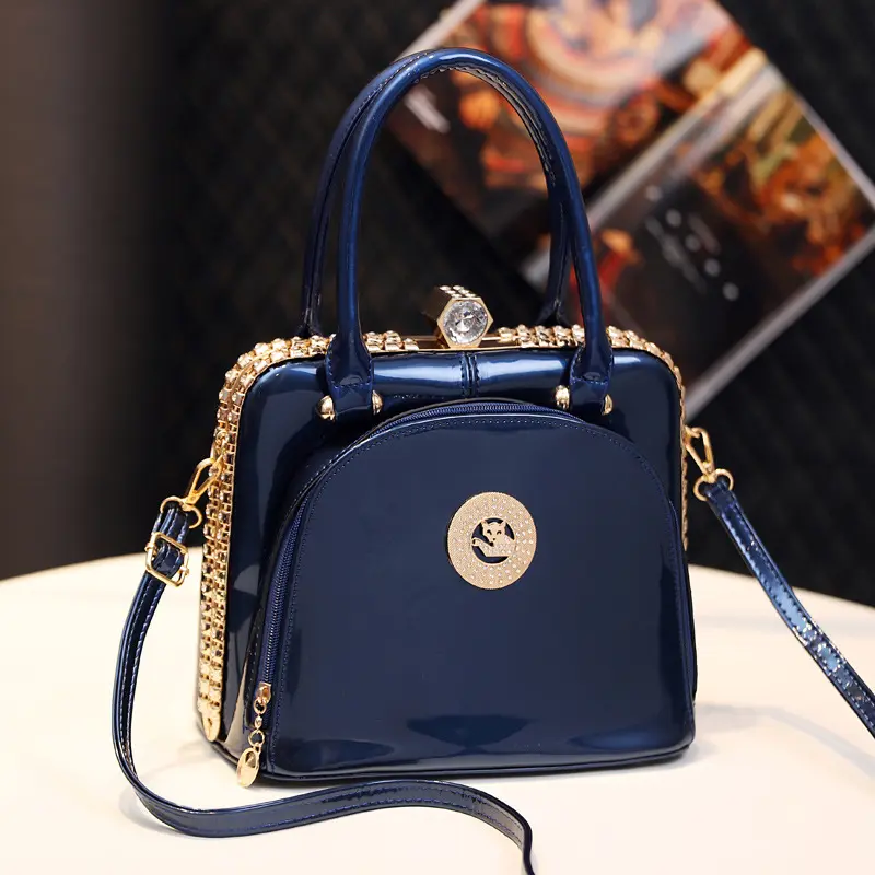 Luxury Brand Designer Women'S Handbag Classic Glossy Shoulder Bag Large Capacity Casual Crossbody Bag Commuting Tote Bag women