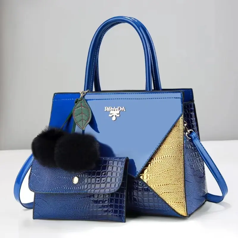 New Trendy Versatile Two Piece Set Luxury Handbag Large Capacity Casual Tote Bag High-end Crossbody Bag Women Handbag & Purs