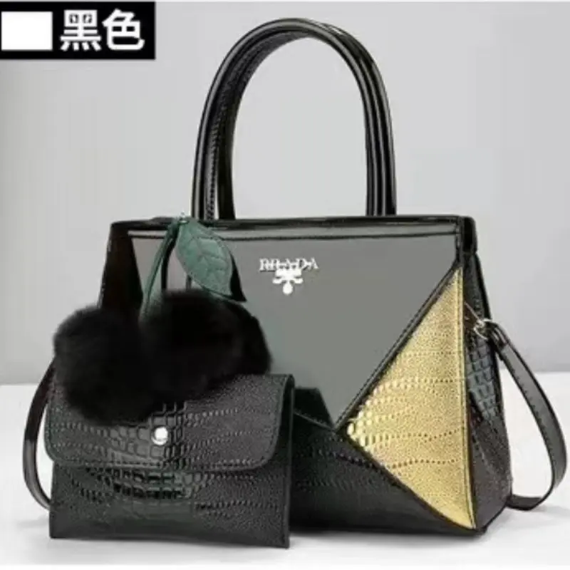 New Trendy Versatile Two Piece Set Luxury Handbag Large Capacity Casual Tote Bag High-end Crossbody Bag Women Handbag & Purs