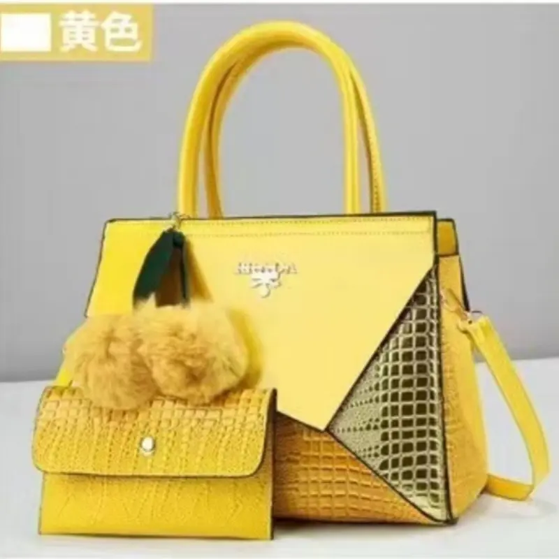 New Trendy Versatile Two Piece Set Luxury Handbag Large Capacity Casual Tote Bag High-end Crossbody Bag Women Handbag & Purs