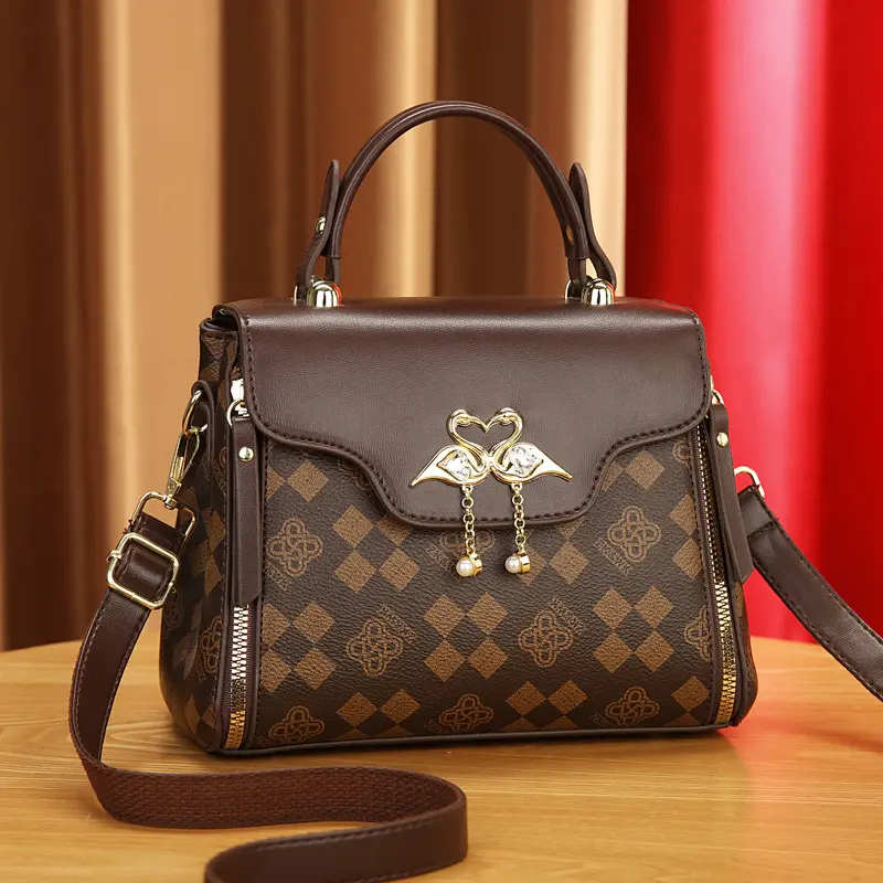 Fashion Print Leather Designer Handbag for Female Small Shoulder Crossbody bags Women Shopper Bag Brand Ladies Messenger Bags