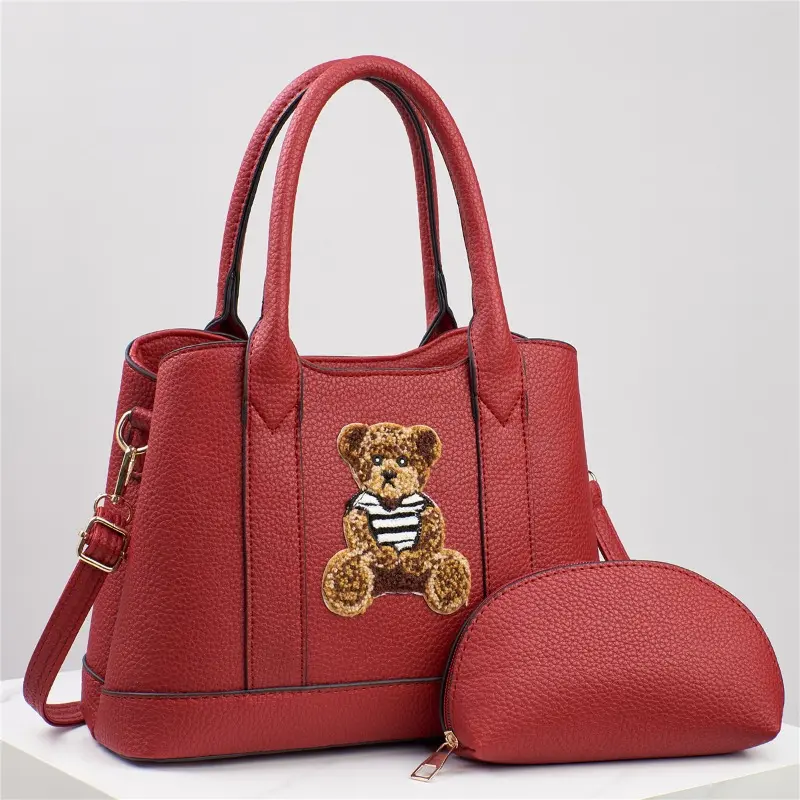 Trend Ladies Shoulder Bag Fashion 2-piece Set Women's Bag Versatile Ladies Square Crossbody Bag Women's Shopping Handbag & Purs