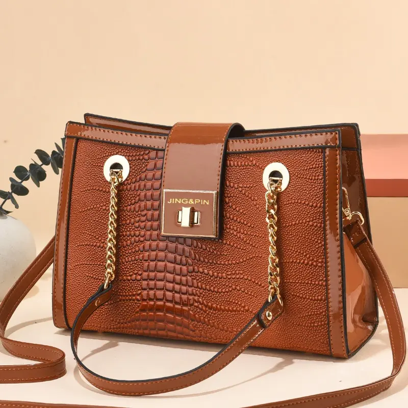 Luxury Women's Bags 2024 New Womens Leather Shoulder Bags Famous Brand Messenger Bag Luxurious Portable Large Capacity Tote Bag
