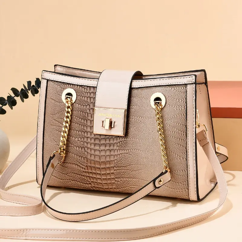 Luxury Women's Bags 2024 New Womens Leather Shoulder Bags Famous Brand Messenger Bag Luxurious Portable Large Capacity Tote Bag