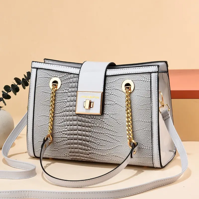 Luxury Women's Bags 2024 New Womens Leather Shoulder Bags Famous Brand Messenger Bag Luxurious Portable Large Capacity Tote Bag