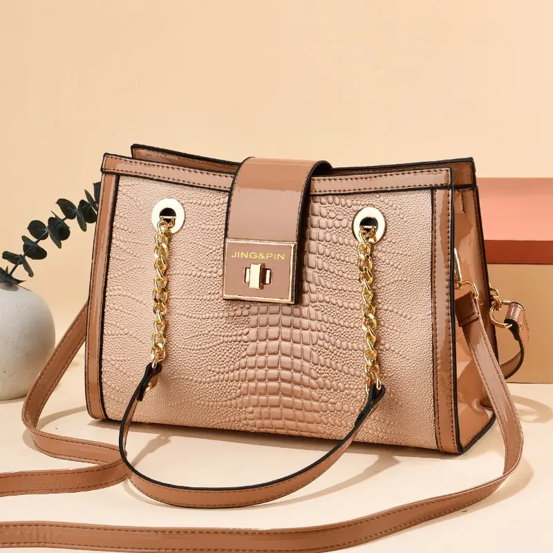 Luxury Women's Bags 2024 New Womens Leather Shoulder Bags Famous Brand Messenger Bag Luxurious Portable Large Capacity Tote Bag