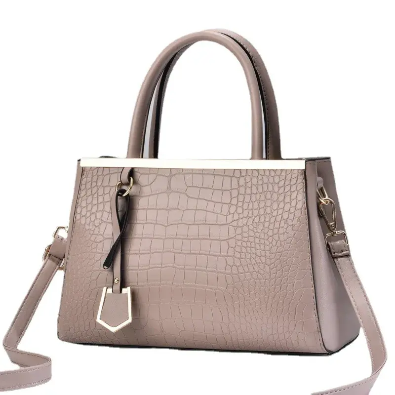 Fashionable Crocodile Pattern Women'S Shoulder Bag New Ladies Designer High-End Stereotyped Women Handbag Large Messenger Tote