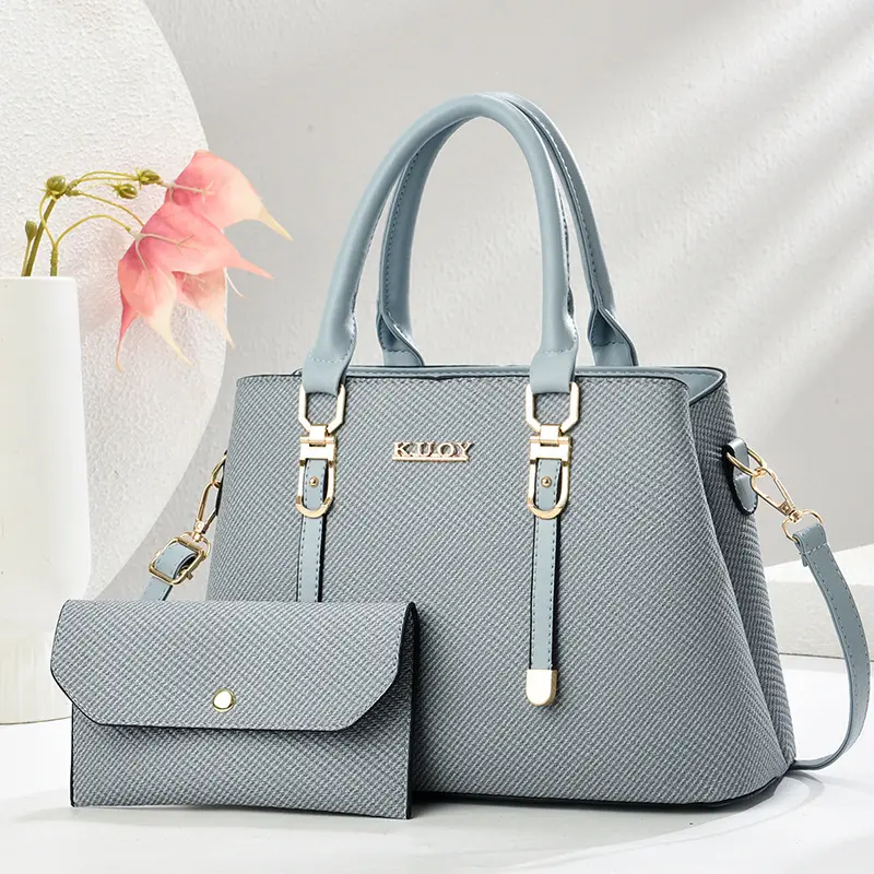 Fashion Women Soft PU Leather Handle Handbag Designer Shoulder Crossbody Bag Ladies Large Capacity Shopping Messenger Tote Bag
