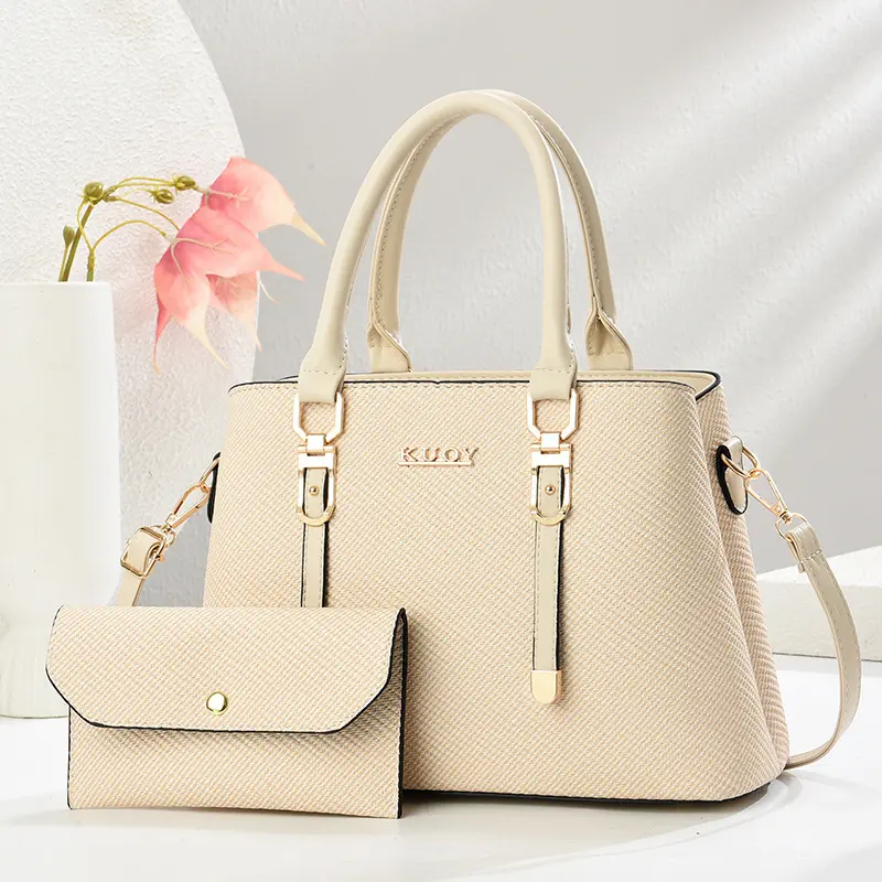 Fashion Women Soft PU Leather Handle Handbag Designer Shoulder Crossbody Bag Ladies Large Capacity Shopping Messenger Tote Bag