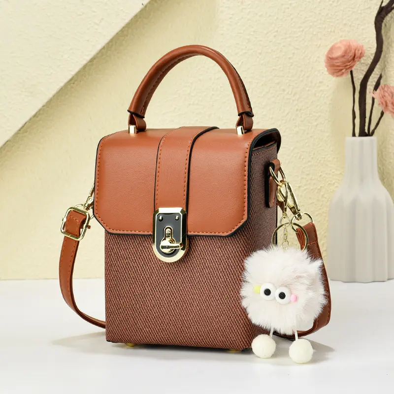 Mini Crossbody Shoulder Bag for Women Simple Fashion Mobile Phone Bag Summer New Arrival PU Leather Versatile Handbag
