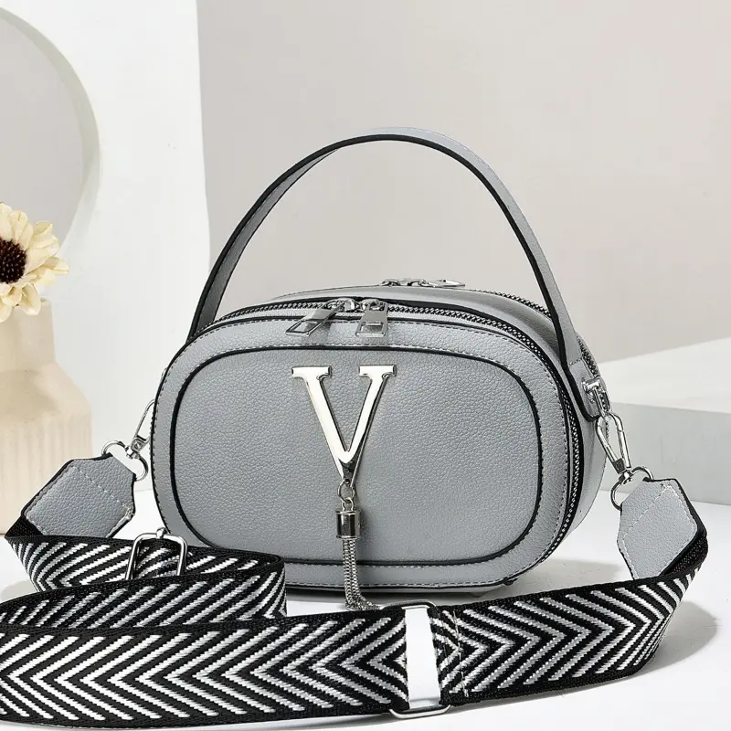 Pu Leather Handbag 2025 Autumn/Winter New Fashion Versatile Crossbody Bag Single Shoulder Bag Leisure Shopping Women's Bag