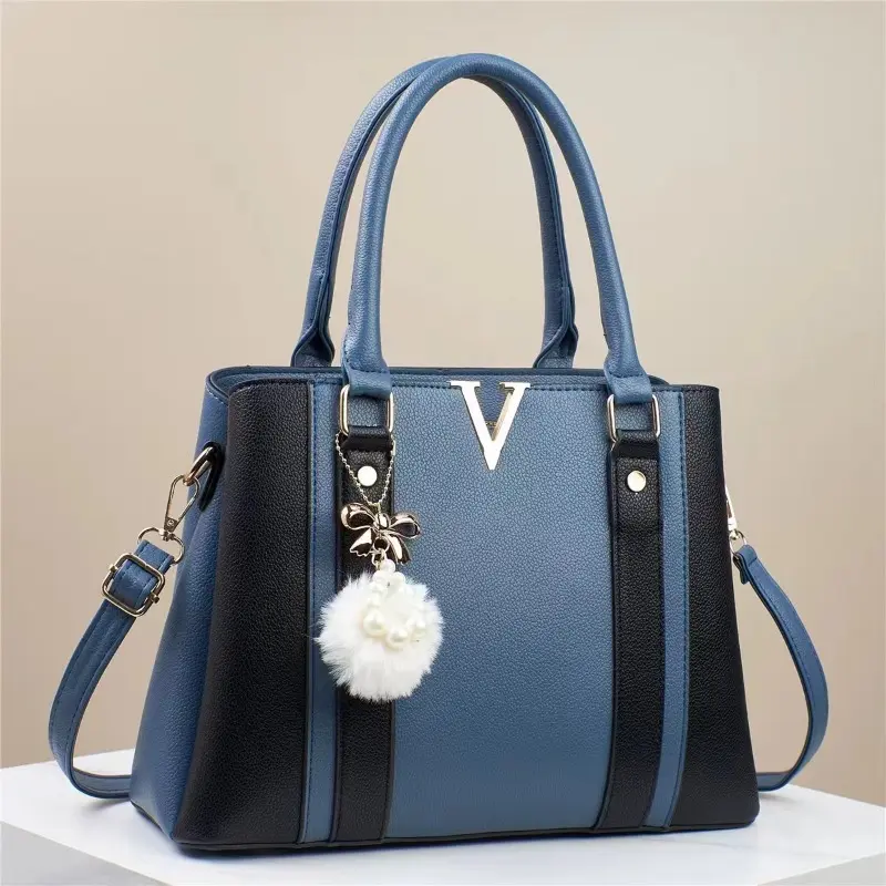 Fashionable and Casual Women's Shoulder Bag Luxury Brand Designer Crossbody Bag Classic Color Blocked Handbag Commuting Tote Bag