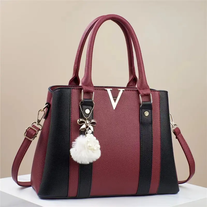 Fashionable and Casual Women's Shoulder Bag Luxury Brand Designer Crossbody Bag Classic Color Blocked Handbag Commuting Tote Bag