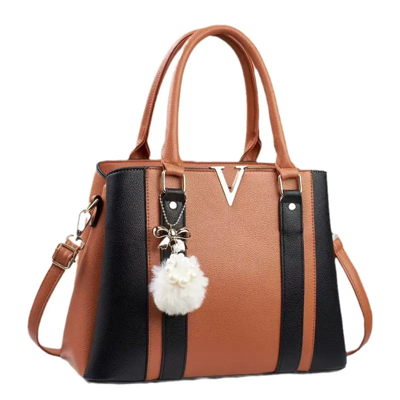 Fashionable and Casual Women's Shoulder Bag Luxury Brand Designer Crossbody Bag Classic Color Blocked Handbag Commuting Tote Bag