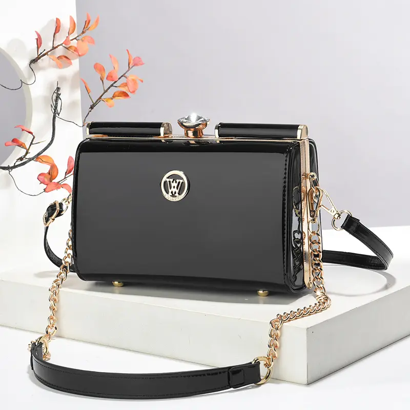 New Women Handbags Fashion Embossed Craftsmanship Portable Shoulder Bag Top-handle Diamond Ladies Bag Wedding Party Bags