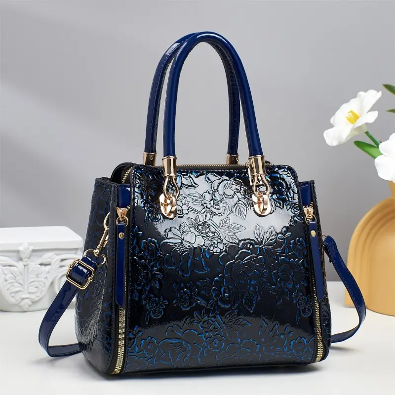 2025 Fashion Exquisite Embossed Women's Bag Handbag Light Luxury Retro Women's Shoulder Bag Large Capacity Womens Crossbody Bag