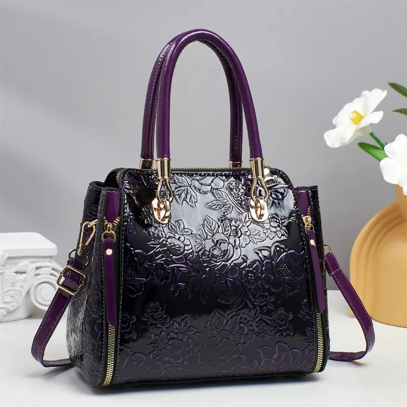 2025 Fashion Exquisite Embossed Women's Bag Handbag Light Luxury Retro Women's Shoulder Bag Large Capacity Womens Crossbody Bag