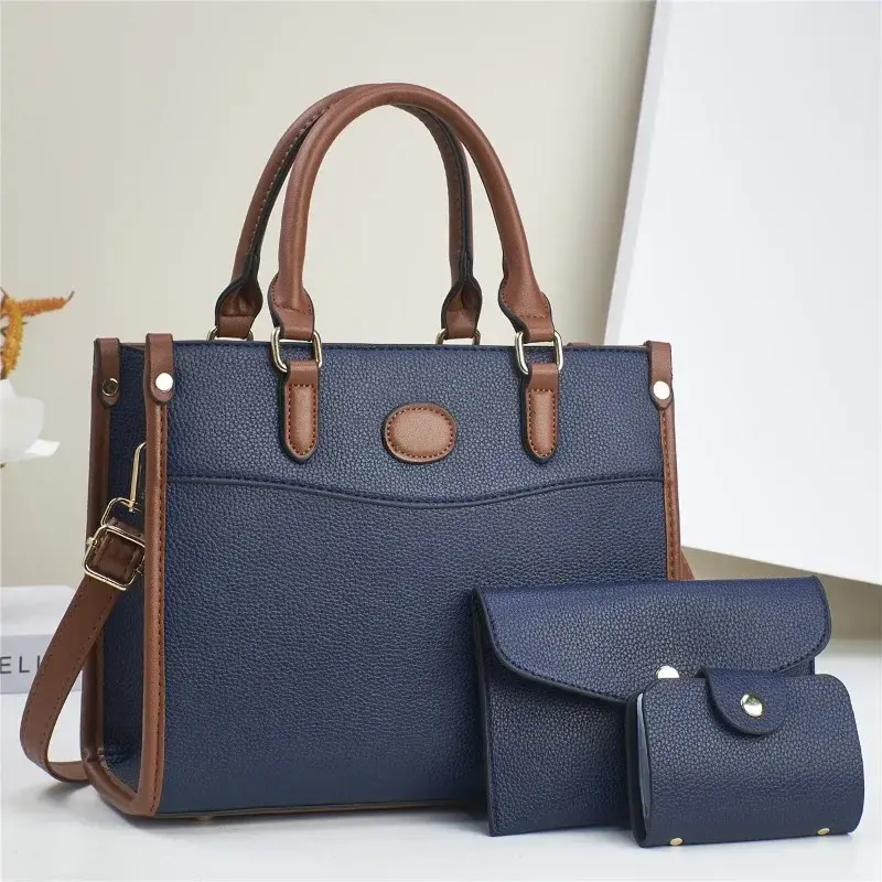 Classic Retro Women's Handbag, Large Capacity Shoulder Bag, High-quality Commuting Tote Bag, Luxury Brand Designer Crossbody Bag