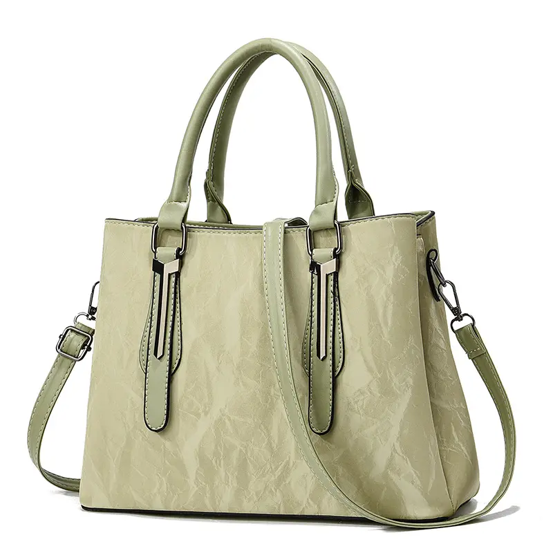 Women Soft Leather Handbag Purses Large Capacity Female Shoulder Bag Ladies Vintage 2025 School Travel Bags Women's Tote Sac