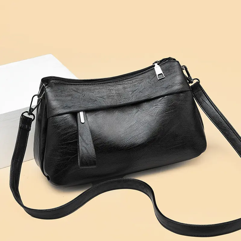 2025 Trend Women Handbag Purses Luxury Designer Female Soft Leather Shoulder Bag High-quality Womens Casual Crossbody Bag Sac