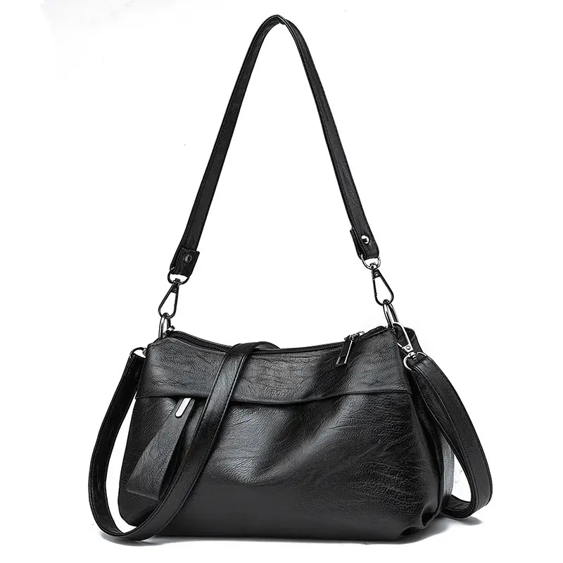 2025 Trend Women Handbag Purses Luxury Designer Female Soft Leather Shoulder Bag High-quality Womens Casual Crossbody Bag Sac