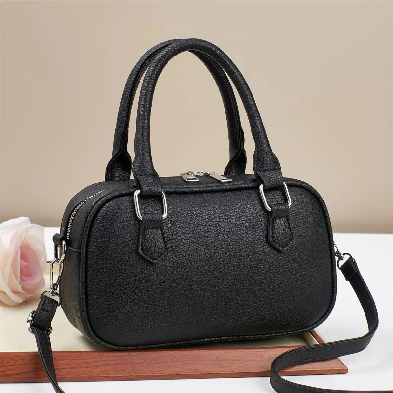 2025 New High-Quali Boston Women's Handbag Faionable Womens Crossbody Bag with Good Texture Women Shoulder Pillow Bags